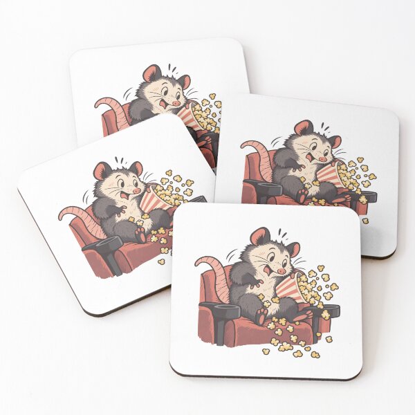 Item preview, Opossum Spilling Popcorn While Taking a Theater Seat designed and sold by Greemo03.
