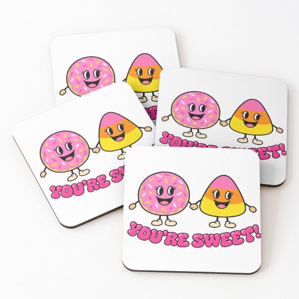 Item preview, You're Sweet Cute Donut And Candy Corn Holding Hands designed and sold by  MOHAMED.