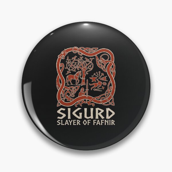 Item preview, Sigurd Slayer of Fafnir – Ramsund Carving Viking Linocut designed and sold by Odd World.