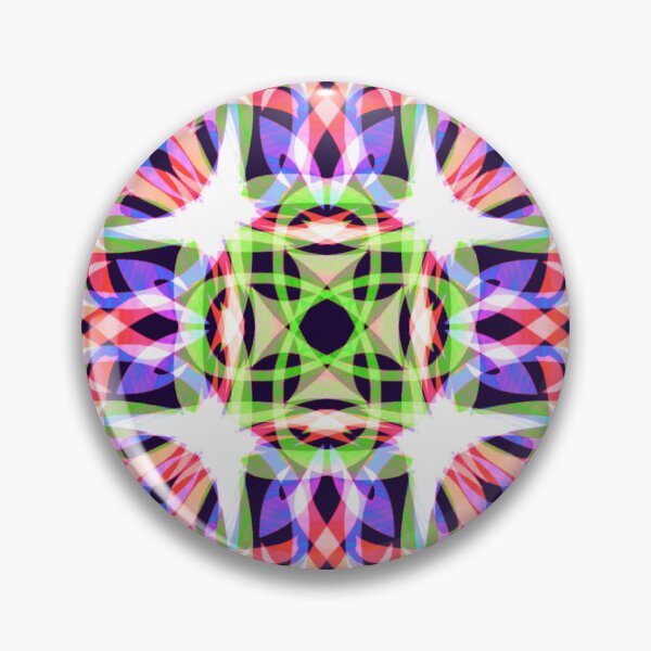 Item preview, Symmetrical Psychedelic Mandala Art designed and sold by Seamless Serenity.