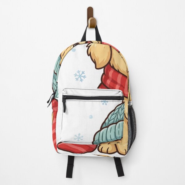 Item preview, Cozy Golden Retriever in Scarf and Winter Hat | Cute Snow Dog Shirt designed and sold by Huellamor.