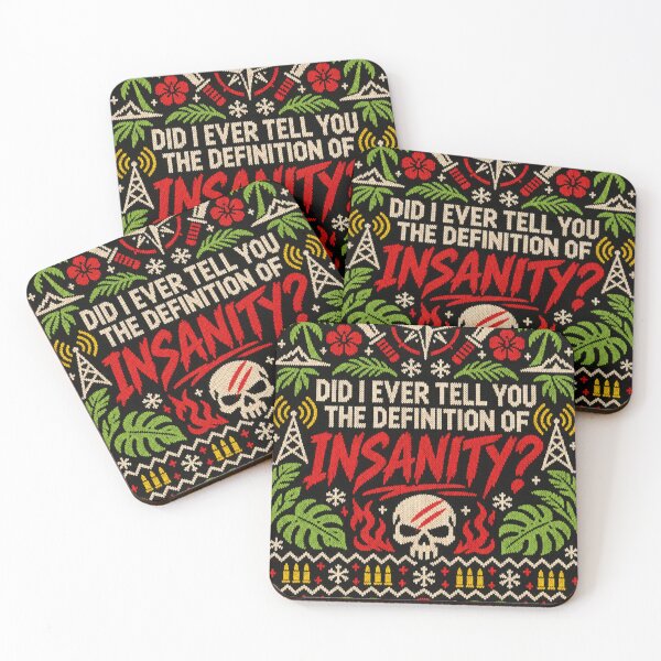 Item preview, Far Cry 3 Vaas Definition of Insanity – Tropical Christmas Sweater designed and sold by Gabriela Mihai.