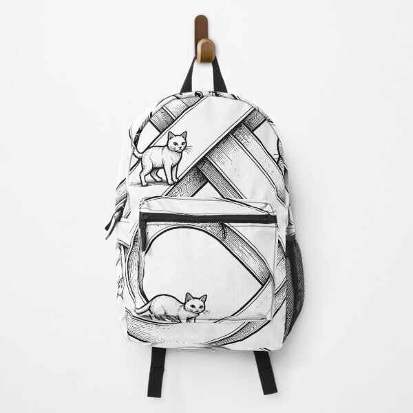 Item preview, Impossible Architecture Cats Optical Illusion Escher Style designed and sold by Sybille-Yates.