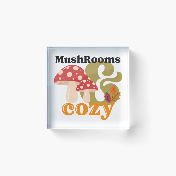 Item preview, Mushrooms & cozy autumn cozy season designed and sold by Cherry Art Studio.