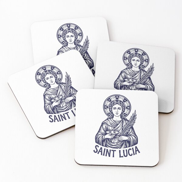 Item preview, Saint Lucia of Syracuse, Patron of Light designed and sold by BearJams.