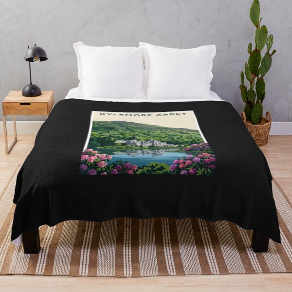 Item preview, Kylemore Abbey Connemara – Vintage Irish Travel Poster designed and sold by Odd World.