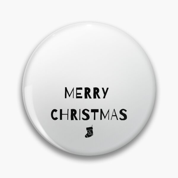 Item preview, Merry Christmas Stocking – Minimalist Christmas Typography designed and sold by Sixième Studio.