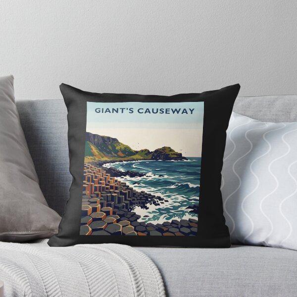 Item preview, Giants Causeway – Vintage Northern Ireland Travel Poster designed and sold by Odd World.