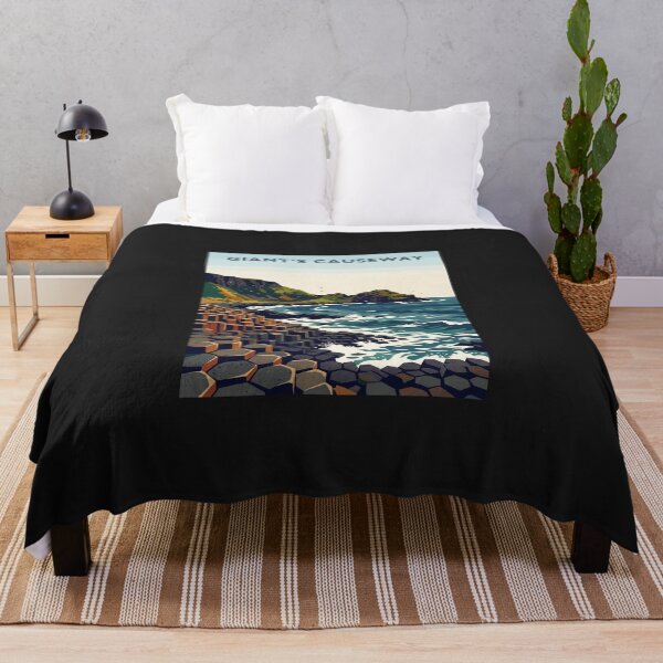 Item preview, Giants Causeway – Vintage Northern Ireland Travel Poster designed and sold by Odd World.