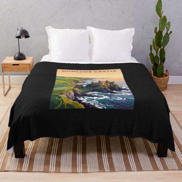 Item preview, Dunluce Castle – Vintage Northern Ireland Travel Poster designed and sold by Odd World.