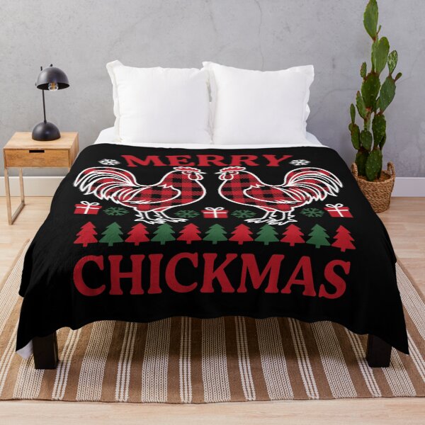 Item preview, Merry Chickmas Red Plaid Chicken designed and sold by Zerhof.