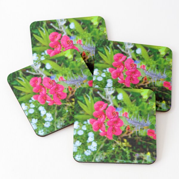 Item preview, Red Thorned Blossom – Bold Nature Art designed and sold by Tunjereza.