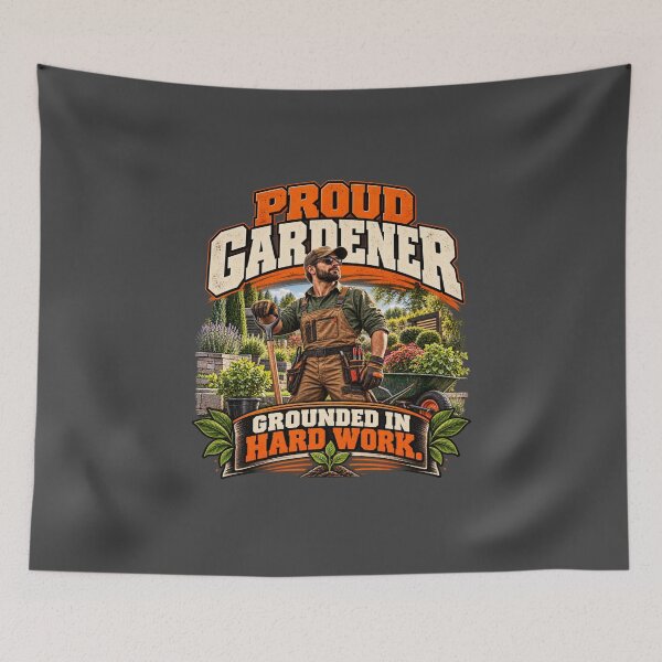 Item preview, Proud Gardener – Grounded in Hard Work Gardening Design designed and sold by Operator Style Wear.