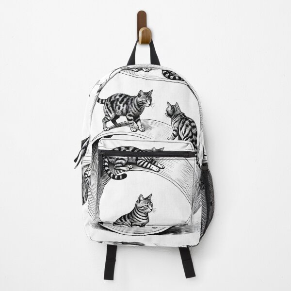 Item preview, Impossible Architecture Cats Optical Illusion Escher Style designed and sold by Sybille-Yates.