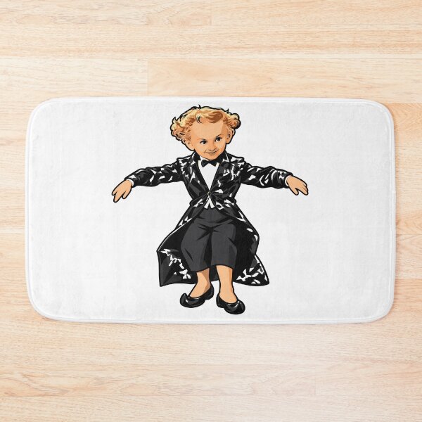 Item preview, Vintage Curly Haired Child In Tuxedo Coat Balancing Pose designed and sold by Designart68.