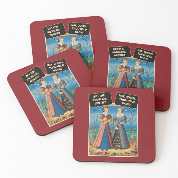 Item preview, Renaissance Delulu Bestie Queens Funny Meme - 1559 designed and sold by InkyGenies.