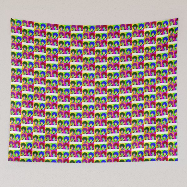 Item preview, Psychedelic Pop Art Portrait Inspired by Syd Barrett and Andy Warhol Style designed and sold by bilybk.