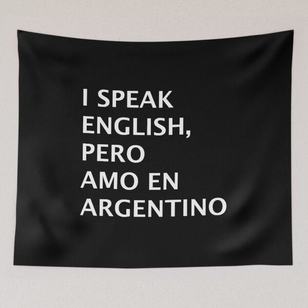 Item preview, Argentina Bilingual Love Quote Latin America designed and sold by motifsbyth.