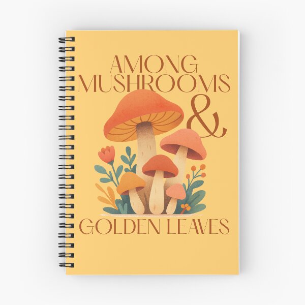 Item preview, Among mushrooms & golden leaves autumn cozy season designed and sold by Cherry Art Studio.