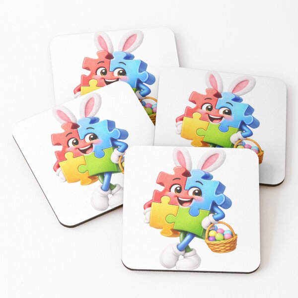Item preview, Playful Puzzle Piece Easter designed and sold by Sillytoe.