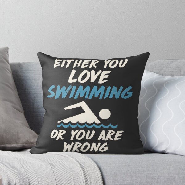 Item preview, Either You Love Swimming Or You Are Wrong - Funny Swim Enthusiast Quote Design designed and sold by bymarouan.