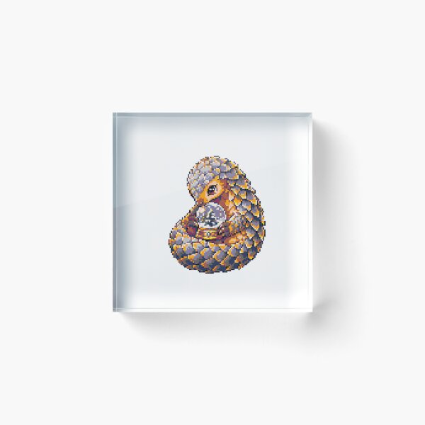 Item preview, Snow Globe Pangolin designed and sold by Galatic Store.