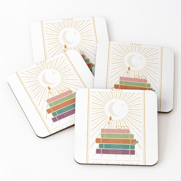 Item preview, The Bookworm Tarot Card for Book Lovers designed and sold by Good Little Days.