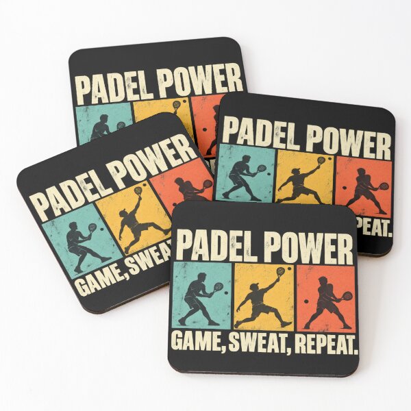 Item preview, Padel Power – Game, Sweat, Repeat | Funny Retro Padel Tennis designed and sold by BlueMaverickCo.