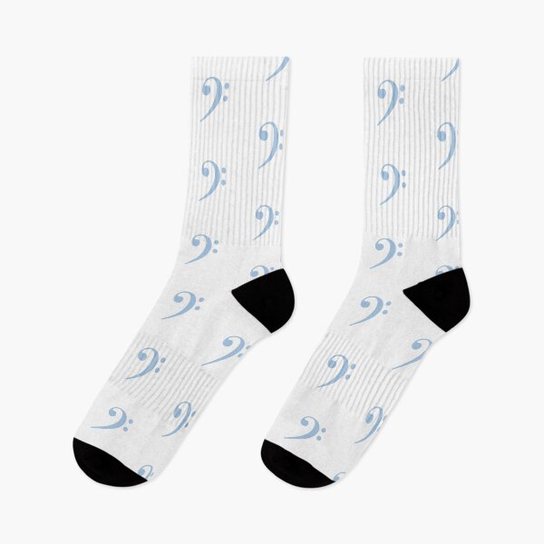 Item preview, Bass clef sky blue bass player music teacher gift ideas designed and sold by Inspirationmotivation.
