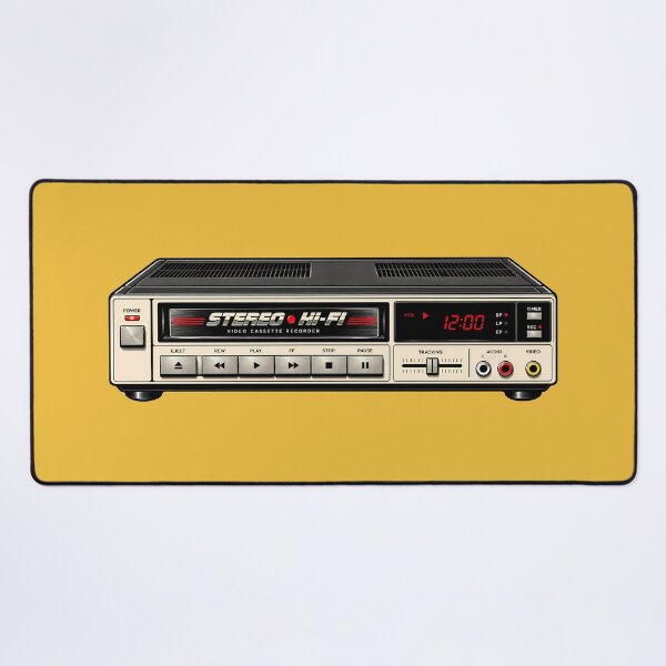 Item preview, Retro 1980s VCR Stereo Hi-Fi Video Cassette Recorder designed and sold by peterdesigns.