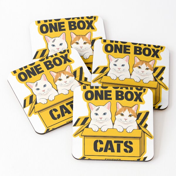 Item preview, Two Cats, One Box – Duke and Chester designed and sold by chadmius.