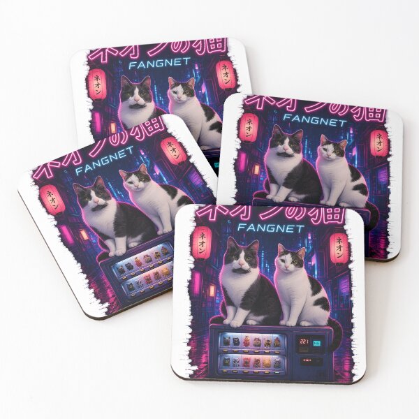Item preview, Neon Cat – Fang and Chase in a Neon Alley designed and sold by chadmius.