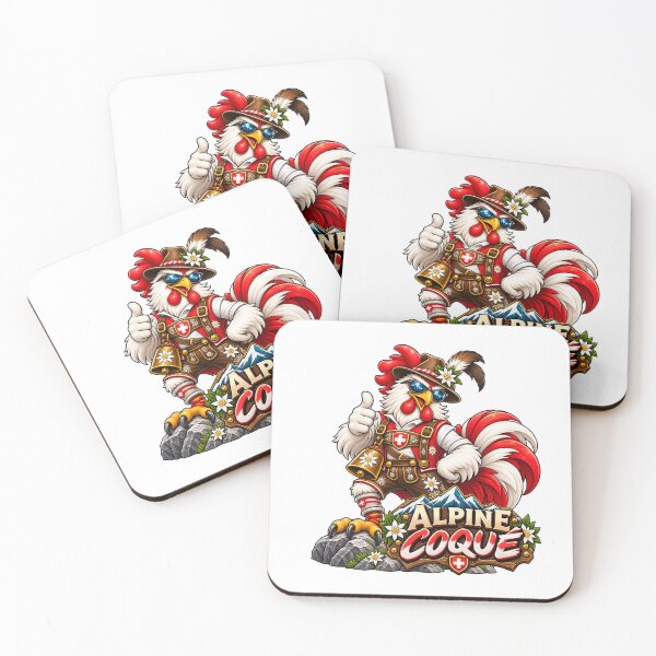 Item preview, Alpine Coqué – Swiss Rooster | Coqué Nations designed and sold by AFI-Studio.