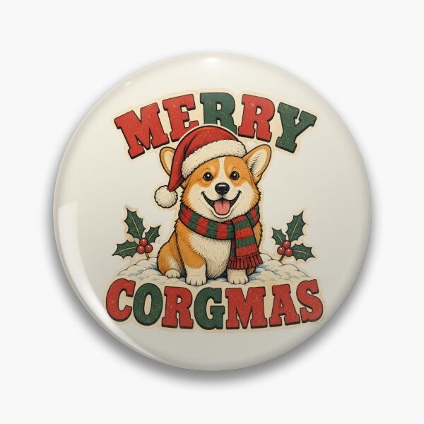 Item preview, Merry Corgmas - Cute Corgi Christmas Santa Hat designed and sold by TTMittens.