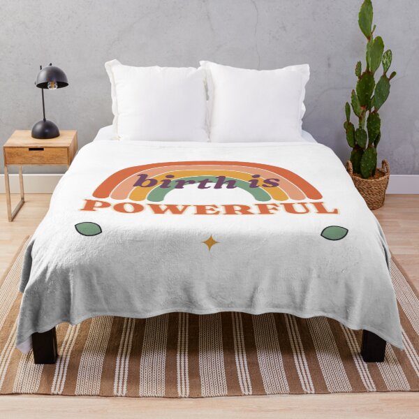 Item preview, Birth Is Powerful Boho Rainbow Midwife designed and sold by myriamec.