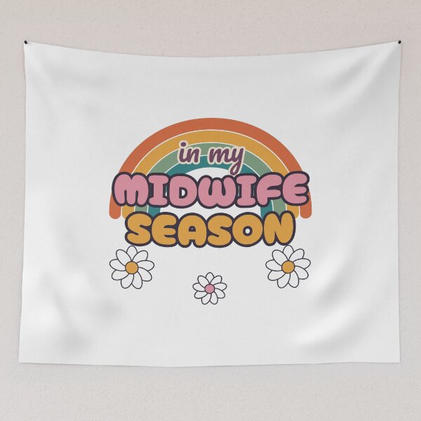 Item preview, In My Midwife Season Groovy Retro designed and sold by myriamec.