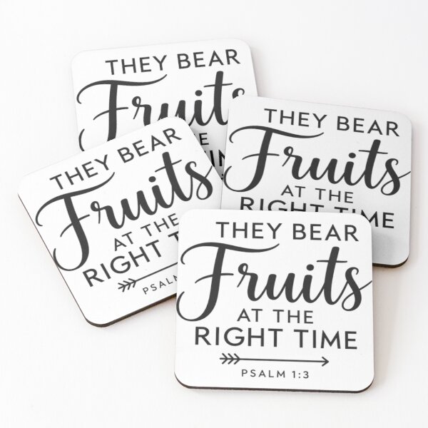 Item preview, They Bear Fruits at the Right Time – Psalm 1:3 Christian T-Shirt designed and sold by Obiechefu.