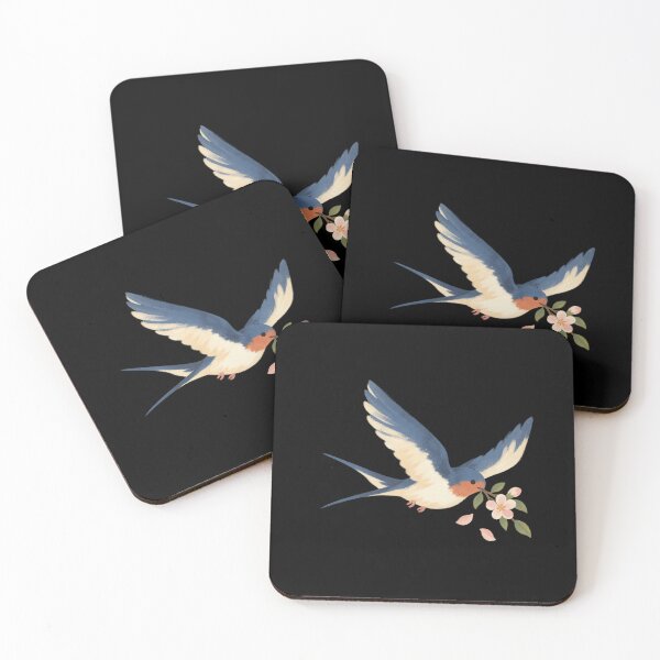 Item preview, Barn Swallow Carrying a Flowering Twig designed and sold by AMICO77.