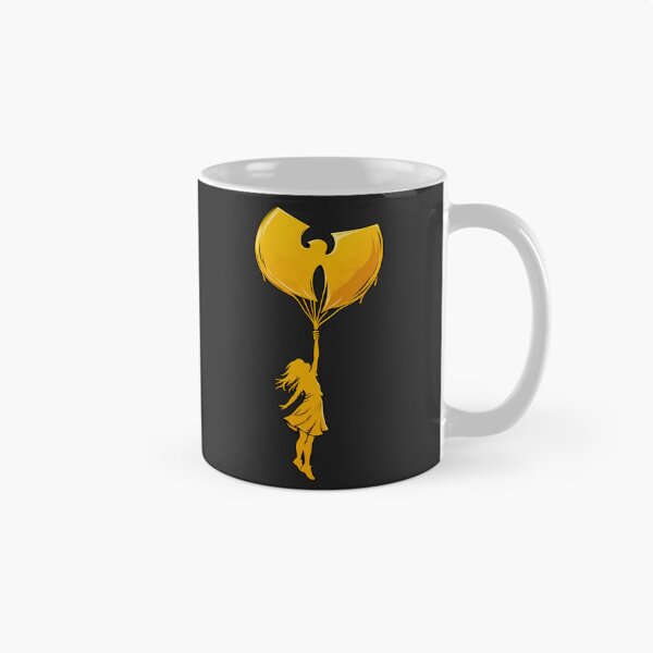 Item preview, Wu Tang Clan Girl Holding Yellow Balloon Logo designed and sold by VintageSocArt.
