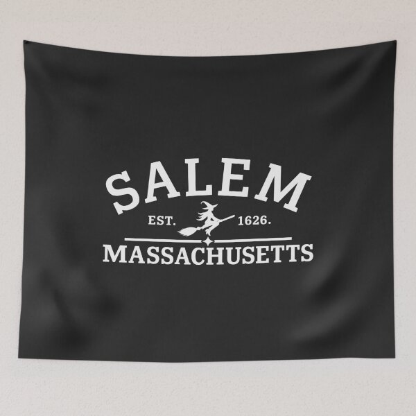 Item preview, Salem Massachusetts Est 1626 Flying Witch On Broom designed and sold by Designart68.