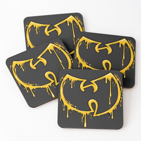 Item preview, Wu Tang Clan Yellow Melting Dripping Logo Style designed and sold by VintageSocArt.