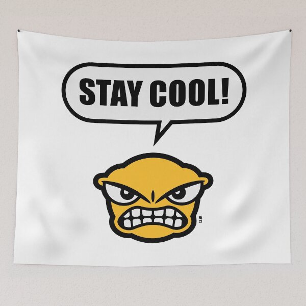 Item preview, Stay Cool! (Keep Calm! / Funny / POS 3C Gold) designed and sold by MrFaulbaum.