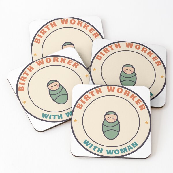 Item preview, Birth Worker Badge Minimal Midwife designed and sold by myriamec.