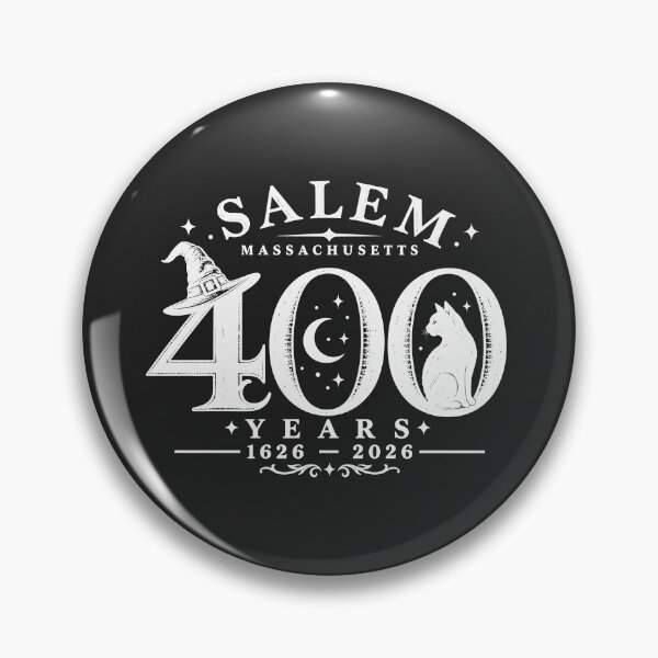 Item preview, Salem Massachusetts 400 Years 1626-2026 Witch Hat Cat Moon designed and sold by  MOHAMED.
