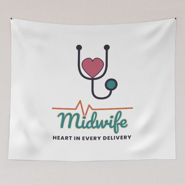 Item preview, Midwife Heartbeat Stethoscope Heart designed and sold by myriamec.
