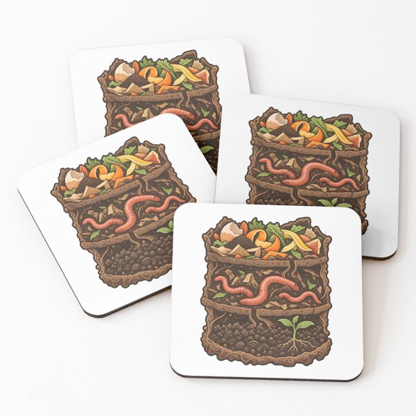 Item preview, Vermicompost Worm Bin Soil Layers designed and sold by Philippa Shop.