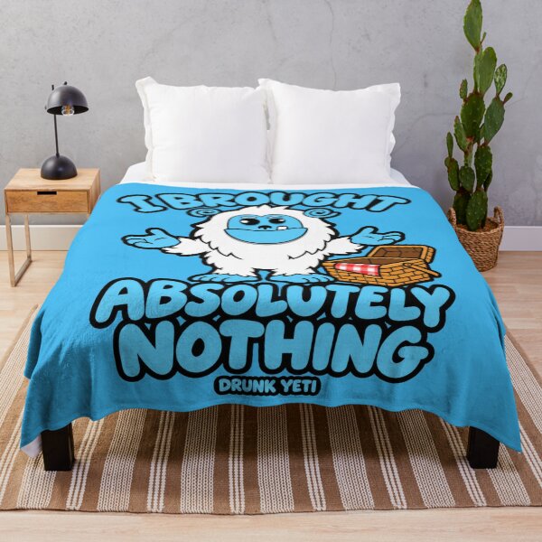 Item preview, I Brought Absolutely Nothing – Drunk Yeti Picnic Humor designed and sold by DrunkYeti.