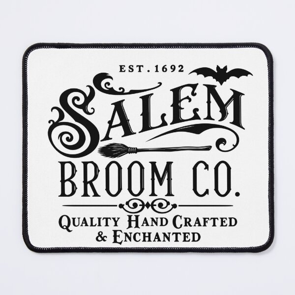 Item preview, Salem Broom Co. Est. 1692 Quality Hand Crafted & Enchanted designed and sold by  MOHAMED.