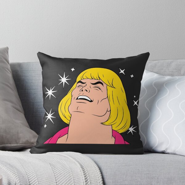 Item preview, Retro 80s Blonde Hero Laughing Head Back Sparkles Meme designed and sold by  MOHAMED.