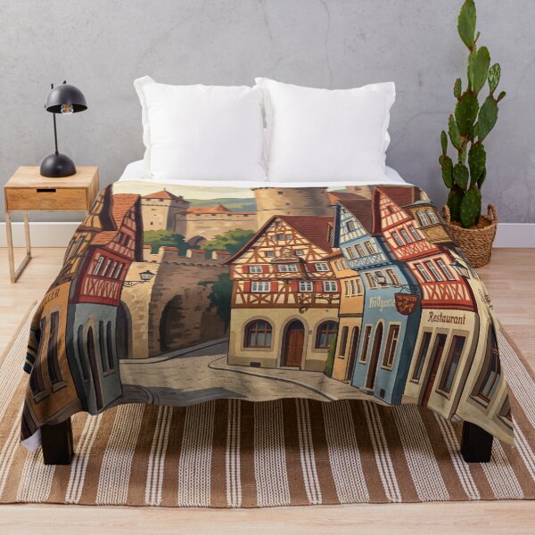 Item preview, Dinkelsbuhl Germany - Vintage Medieval Old Town designed and sold by Bomax121.